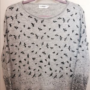 NWOT Boutique L.A Soul Gray Oversize Sweater M/L